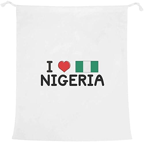 Azeeda' Nijerya'yı Seviyorum ' Çamaşır/Yıkama/Saklama Çantası (LB00021627)