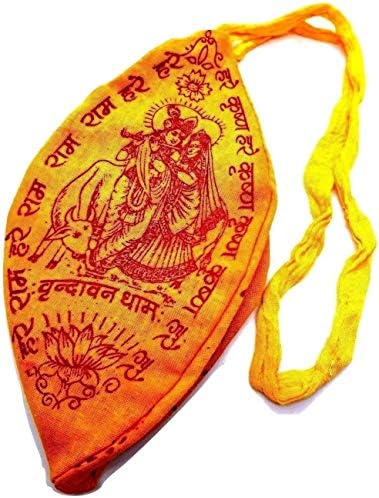 2 parça Lord Hare Krishna Japa Mala Çantası Mantra Meditasyonu için Japa Mala Namaz Giyim Çantası-Krishna Namazı Puja
