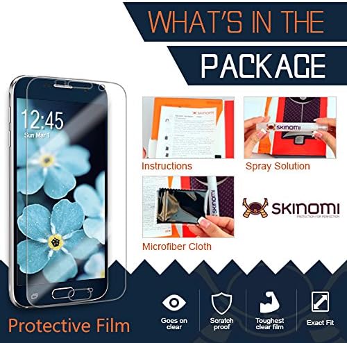Skinomi Ekran Koruyucu ile Uyumlu AT & T Maestro 3 Temizle TechSkin TPU Anti-Kabarcık HD Film