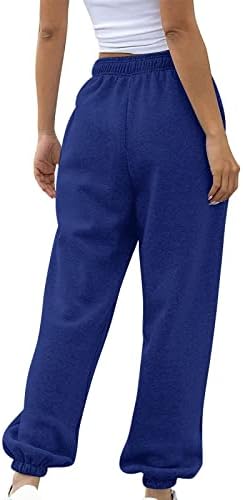 Cinch Alt Sweatpants Cepler ile Kadınlar için Gevşek Fit İpli Joggers Pantolon Baggy Koşu Salonu Pantolon Baskı Y2k