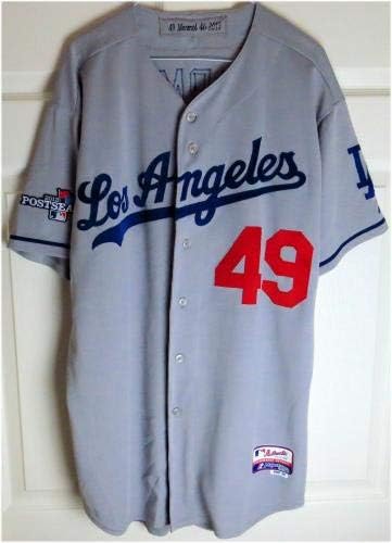 Carlos Marmol Takımı Forması Çıkardı Dodgers Yolu 2013 Playoff 49 MLB Holo-MLB Oyunu Kullanılmış Formalar