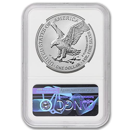 2022 1 oz Amerikan Gümüş Kartalı MS - 70 (İlk Yayın Günü) $1 MS70 NGC
