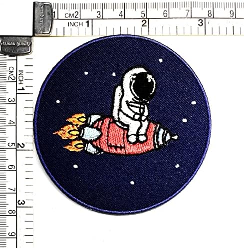 Kleenplus Astronot Yamalar Dış Uzay Astronot Çocuklar Karikatür Etiket El Yapımı İşlemeli Yama Sanat Dikiş Tamir Kumaş