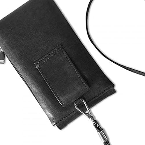 Kahverengi Geometrik Klasik Arabalar Anahat Telefon cüzdan çanta Asılı Cep Kılıfı Siyah cep