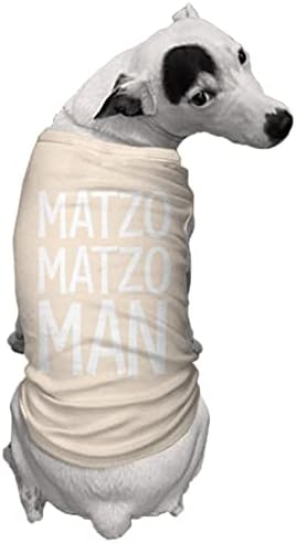 Matzo Matzo Man - Hanuka Fısıh Seder Köpek Gömleği (Koyu Gri, Büyük)