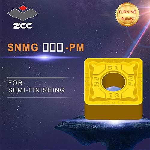 FİNCOS CNC Ekler 10 adet/grup SNMG120408-PM Torna Kesme Aletleri Kaplı çimentolu Karbür Dönüm Ekler Çelik Bitirme