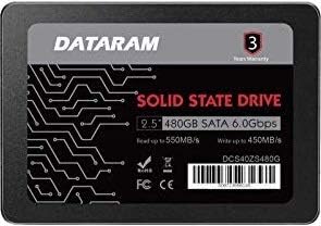 Dataram 480 GB 2.5 SSD Sürücü Katı Hal Sürücü ile Uyumlu ASROCK FATAL1TY B250M Performans