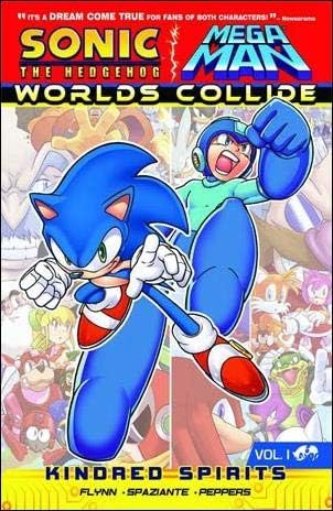 Sonic / Mega Man: Dünyalar Çarpışıyor 1 (3.) VF / NM ; Archie çizgi romanı / Akraba Ruhlar