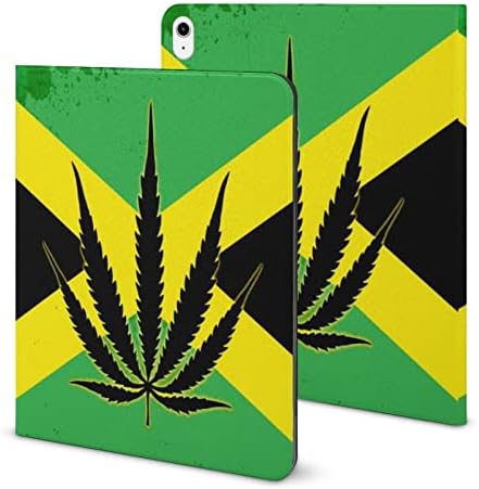 Jamaika Bayrağı Ot Yaprak Tablet Kılıf İnce Kapak Standı Koruyucu Kapak ile kalem tutucu için Uyumlu İPAD 2020 HAVA