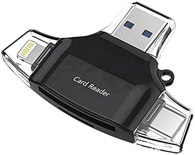 Fire 7 (12. Nesil 2022) ile Uyumlu BoxWave Akıllı Gadget - AllReader SD Kart Okuyucu, Fire 7 için microSD Kart Okuyucu