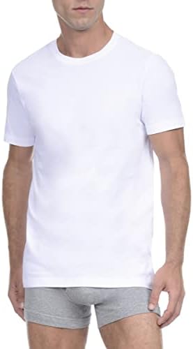 2 (X) IST Erkek Temel Pamuk Ekip Boyun T-Shirt 3'lü Paket