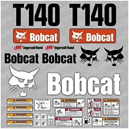 Bobcat T140 Satış Sonrası Çıkartma / Aufkleber / Adesivo / Etiket / Yedek Set