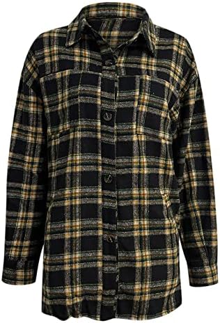 Kadın Yün Karışımı Ceket Vintage Bluz Büyük Boy Gevşek Gömlek Ceketler Casual Aztek Baskı Ceket Ceket