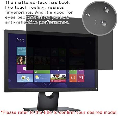 Synvy ekran koruyucu koruyucu, Dell Monitör ile Uyumlu 23.8 S2419H Anti Casus Film Koruyucuları [Temperli Cam Değil]
