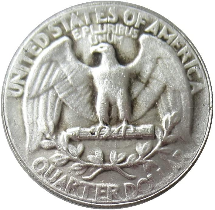 ABD 25 Cent Washington 1964 Gümüş Kaplama Çoğaltma hatıra parası
