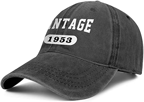 70th Doğum Günü Hediyeleri Erkekler Kadınlar için Şapkalar 1953 Vintage 70 Yaşındaki İşlemeli beyzbol şapkası