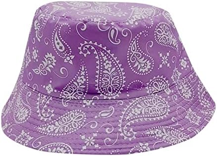 Moda Katlanabilir Yürüyüş Şapka Rahat Bitki Unisex Bahçe Şapka Katlanabilir Yürüyüş Şapka Bayanlar Kaju Baskı Güneşlik