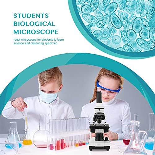 FZZDP 64X-640X Profesyonel Biyolojik Mikroskop Yukarı/Aşağı LED Monoküler Mikroskop Öğrenciler Çocuklar için Eğitim