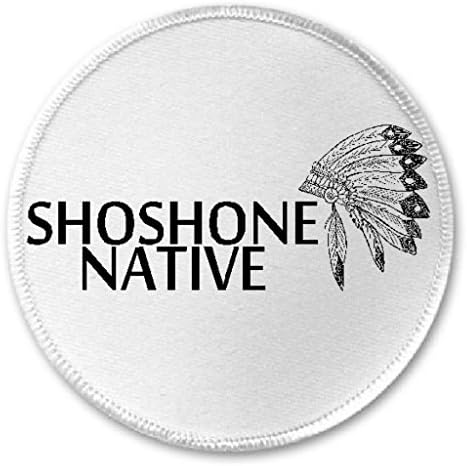 Shoshone Yerli-3 Dikmek/Demir On Patch Amerikan Kızılderili Kabilesi Gurur Doğdu Büyüdü