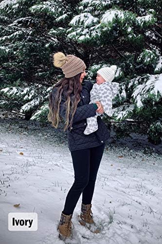 Funky Junque Exclusives Bebek Bebek Bere Örgü Sıcak Kış Pom Pom Kafatası Kap Şapka
