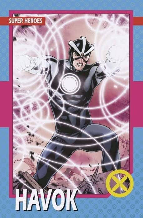 X-Men (6. Seri) 16B VF / NM; Marvel çizgi roman / Havok Ticaret Kartı varyantı