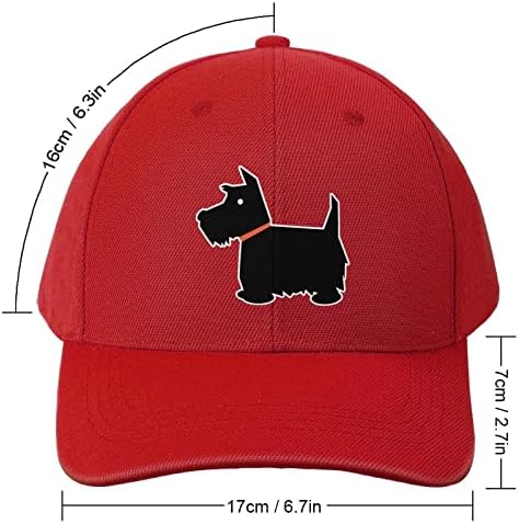 İskoç Terrier köpek Unisex grafik beyzbol şapkası Vintage ayarlanabilir güneş baba şapka