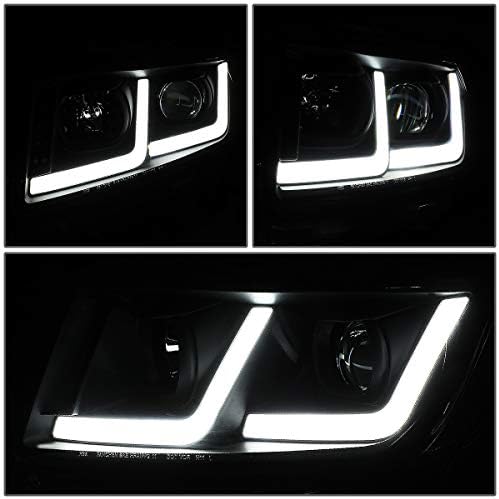 [Halojen Modeli] LED Dönüş Sinyali L-Tüp DRL Projektör Farlar Far ile 20 adet Araç Kiti Jeep Grand Cherokee 2011 2012