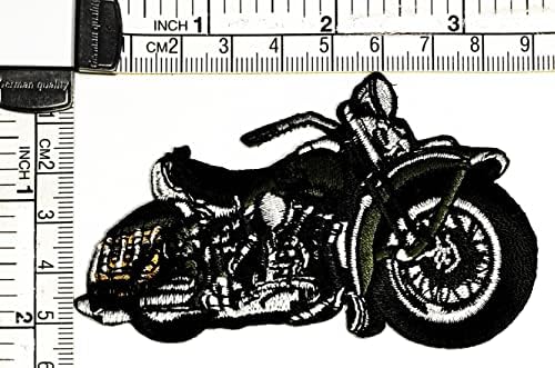 Kleenplus 3 adet. Yarış Motosiklet İşlemeli Yama kumaş yapışkanı Vintage Motosikletler Karikatür Demir On Dikmek Hatıra