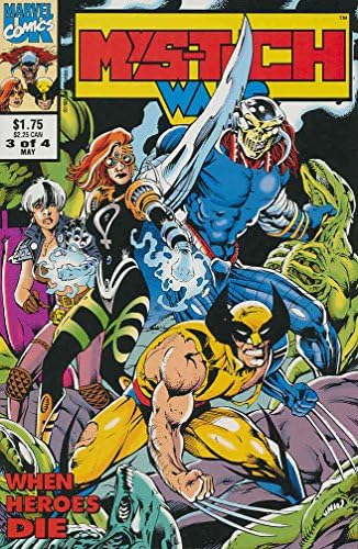 Mys-Tech Wars 3 VF; Marvel İNGİLTERE çizgi romanı / Wolverine Ölümün Başı II