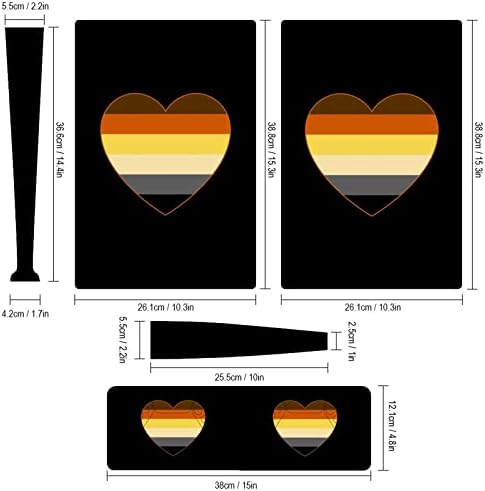 LGBT Gurur Bayrağı Kalp kapak kaplama çıkartması için PS5 Dijital Baskı Çıkartmalar PS5 Konsolu ve Denetleyici Çizilmeye