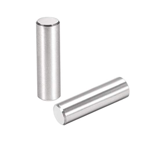uxcell 25 Adet 6mm X 20mm kavela 304 Paslanmaz Çelik Silindirik Raf Destek Pimi Tutturmak Elemanları Gümüş Ton