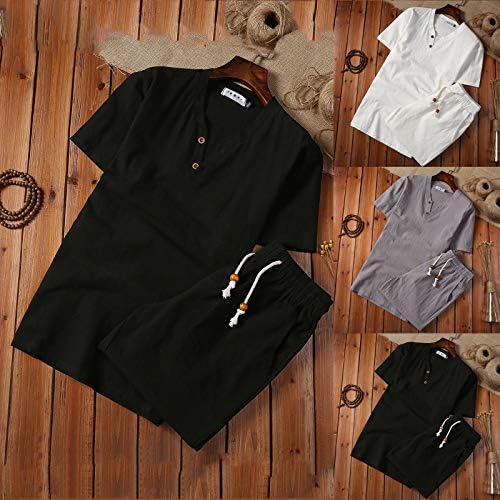 Stoota erkek Yaz Kıyafet 2 Parça Set, Kısa Kollu T Shirt ve Şort, rahat Tulum Eşofman Tulum Rahat Tulum