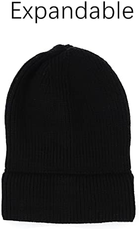 Knchy 2 Paket Rahat Yün Bere Şapka Şönil Mektup, Kış Sıcak Örme Kaflı Kap Yumuşak Kalın Rahat Şapka Erkekler Kadınlar