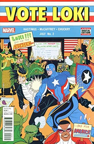 Oy Ver Loki 2 VF / NM; Marvel çizgi romanı / Kaptan Amerika