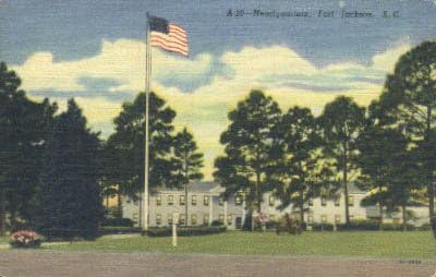 Fort Jackson, Güney Carolina Kartpostalı