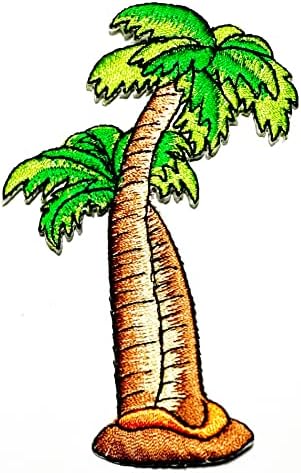 Kleenplus 3 adet. Palmiye Hindistan Cevizi Ağacı Bahçe Tesisi Demir on Yamalar Faaliyetleri İşlemeli Logo Giydirin