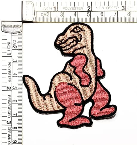 Kleenplus 3 Adet. Sevimli Dinozor Karikatür Çocuk Çocuk Yama Dinozor Dünya İşlemeli Aplike Zanaat El Yapımı Elbise