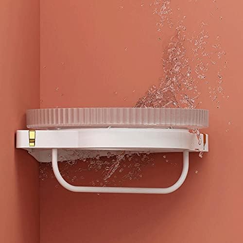 EMISOO duş rafı Duvara Monte Dönebilen Mutfak baharat rafı Ev Köşe Banyo Tuvalet Malzemeleri Geliştirici Saklama Masası