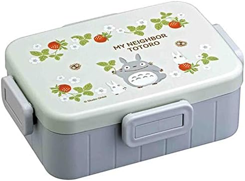 Patenci Komşum Totoro Bento Öğle Yemeği Kutusu (22 oz)-Güvenli 4 Noktalı Kilitleme Kapaklı Sevimli Öğle Yemeği Taşıyıcısı-Otantik