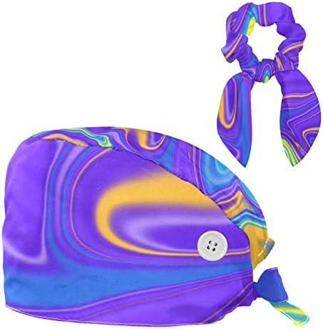 yoyoAmoy Ayarlanabilir Çalışma Kap Düğmeleri ile Küçük Sevimli Penguen Çilek Kabarık Şapka Elastik Bandaj Kravat Geri