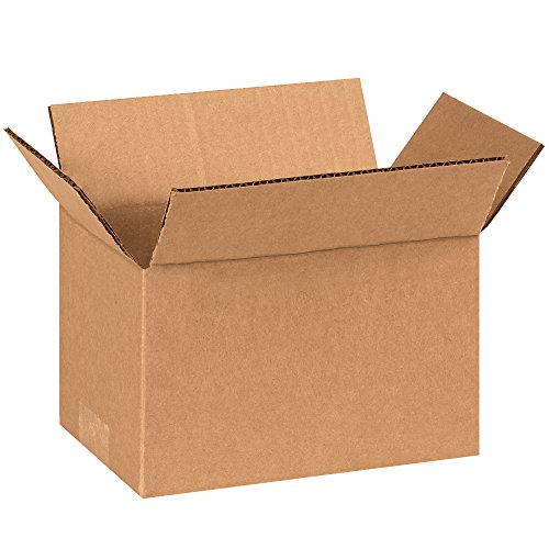 Kutu ABD 8 U x 5 G x 4 Y Oluklu Mukavva Orta Hareketli Kutular, Kraft, Paketleme ve Taşıma için (25'li Paket)