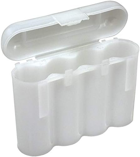 EBC Pil 12 Beyaz Plastik AA AAA Pil Tutucu Kutusu Saklama Kutuları