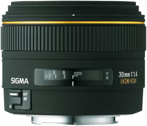 Canon Dijital SLR Kameralar için Sigma 30mm f/1.4 EX DC HSM Lens