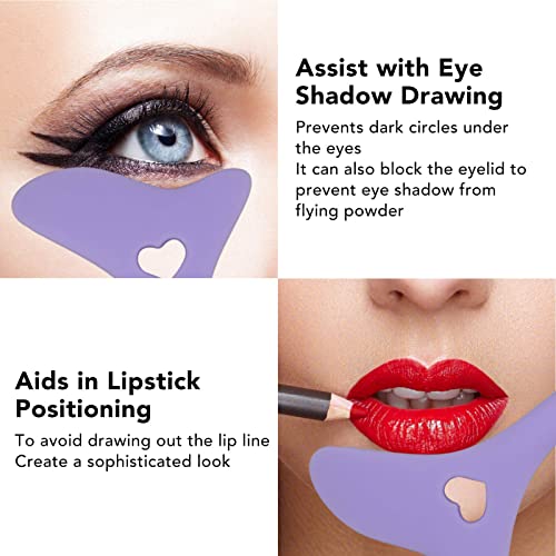 Eyeliner Şablonlar Kanat ipuçları, Kaş Kalemi Stencil Kullanımlık Eyeliner Yardım Kullanımlık Silikon Göz Makyaj Aracı