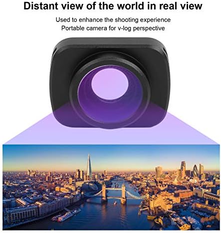 Geniş Açı Lens, Manyetik Anamorfik Kamera Lens Alüminyum Alaşımlı Optik Cam Geniş Açı Lens DJI OSMO Cep