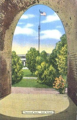 Fort Pulaski, Gürcistan Kartpostalı