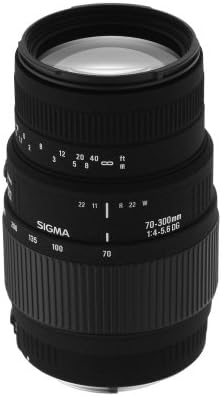 Sigma 70-300mm f/4-5.6 DL Makro Süper Lens Konica Minolta SLR Kameralar için