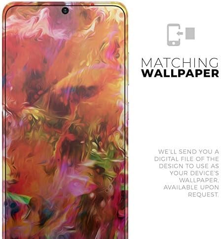 Tasarım Skinz Bulanık Soyut Akış V2 Koruyucu Vinil Çıkartması Wrap Cilt Kapak ile Uyumlu Samsung Galaxy S20 (Ekran