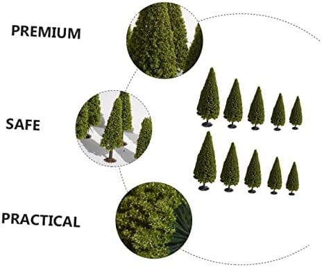 YARNOW 20 Adet Ağaç Modeli Doğuş Dekoru Yeşil Dekor Yeşil Bitkiler Peyzaj Modeli Ağaç Mimarisi Ağaç Modelleri Ho Ölçekli
