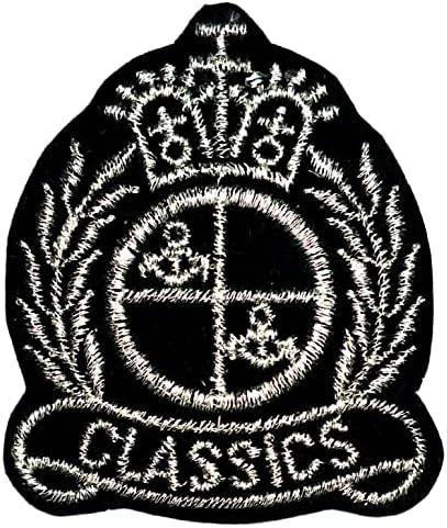 Kleenplus 3 adet. Kral Qreen Karikatür Çocuk Çocuk Taç Siyah Gümüş Demir on Yamalar Faaliyetleri İşlemeli Logo Giydirin